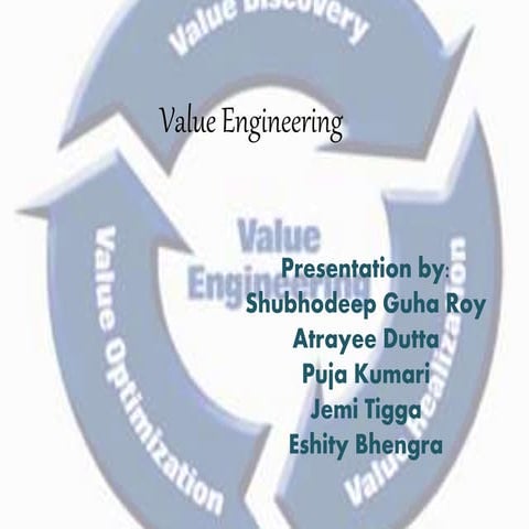 Value engineering