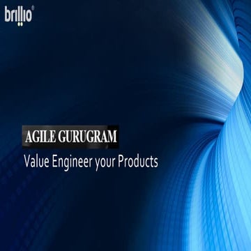 Value Engineer your Products | Workshop | Agile Gurugram 2018 | 23 - 24 ...