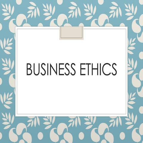 value ethics context of Marketing and holy water