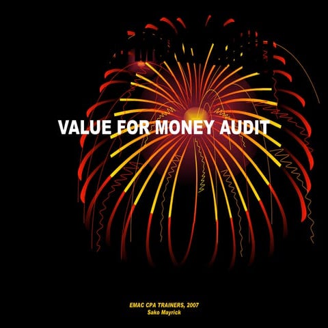 Value for money audit