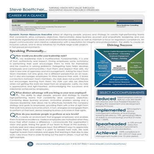 What's so Special about Steve Boettcher?