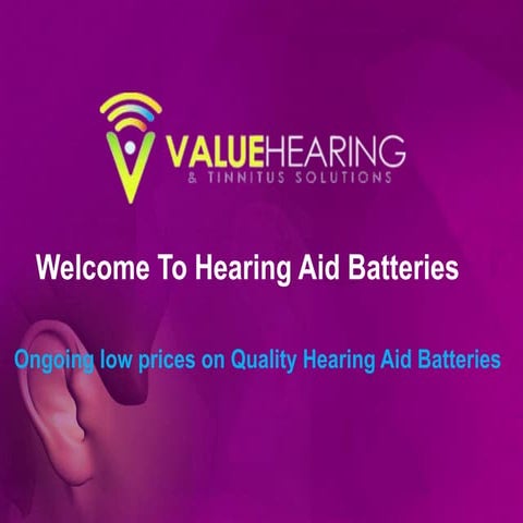 Hearing Aid Batteries | PPT