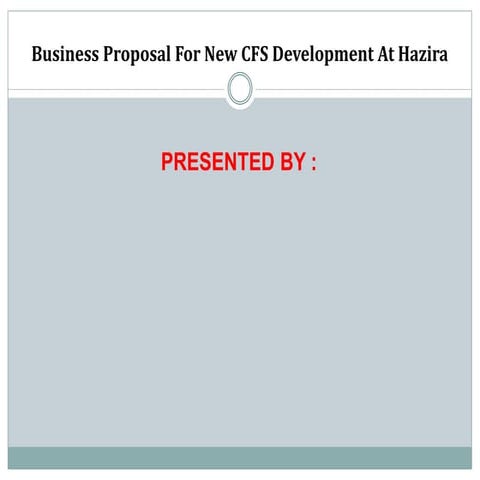 Value i bring to CFS