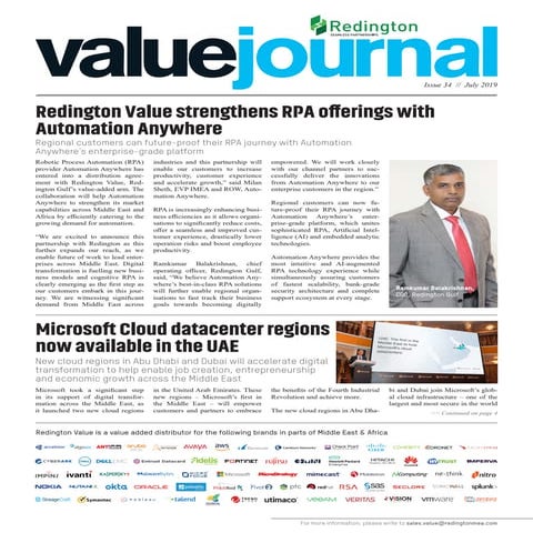 Redington Value Journal - July 2019