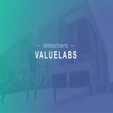 ValueLabs Introduction