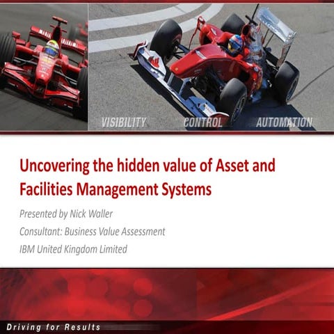 The value of ISO55000 within Asset & Facilities Management
