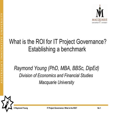 Value of IT Project Governance
