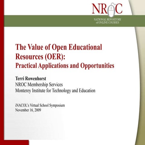 Value Of OER_ VSS_09
