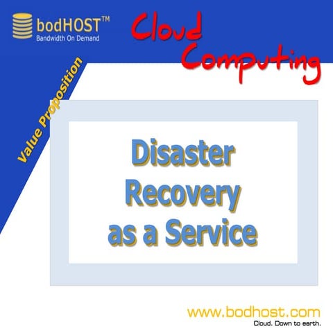 Disaster Recovery as a Service