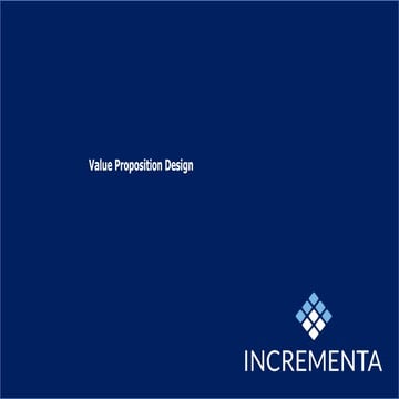 Value proposition design