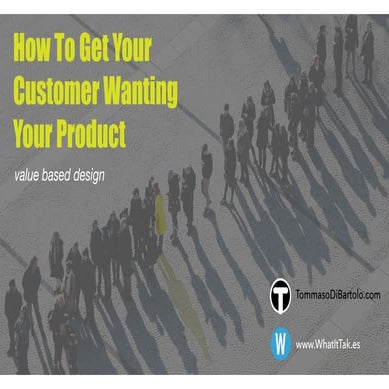 Value Proposition Design by Tommaso Di Bartolo