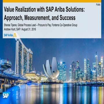 Value Realization with SAP Ariba Solutions Approach, Measurement, and Success