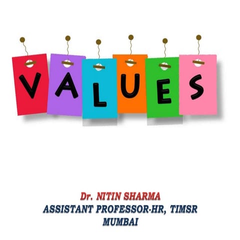 Organizational Behaviours : Values