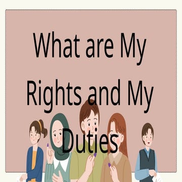 VALUES 9.pptx What are my Rights and my Duties | PPTX