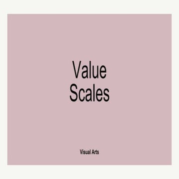 Value scales