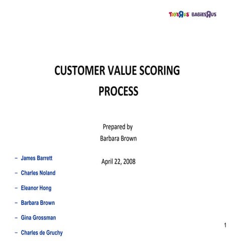 Value scoring next steps