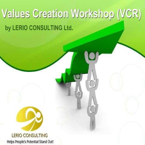 Values Creation Workshop (VCW) by LERIO Consulting