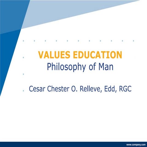 Values education philosophy(Western)