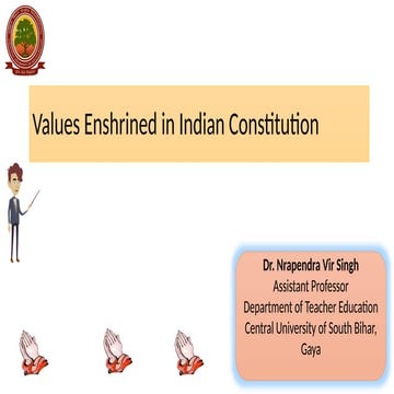 Values Enshrined in Indian Constitution.pptx