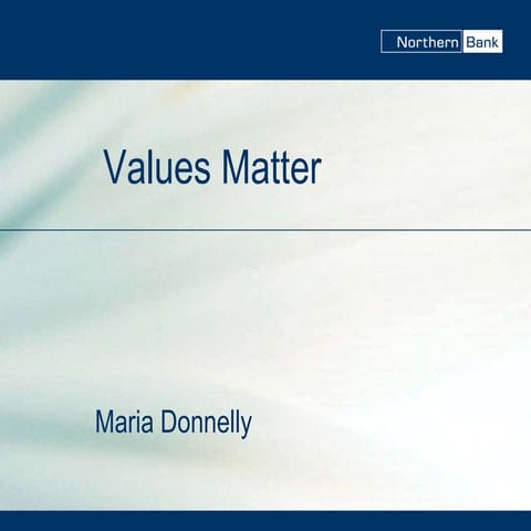 Values Matter