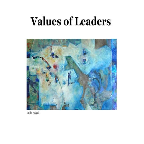 Values of leaders