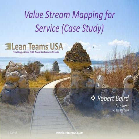 Value stream mapping for service
