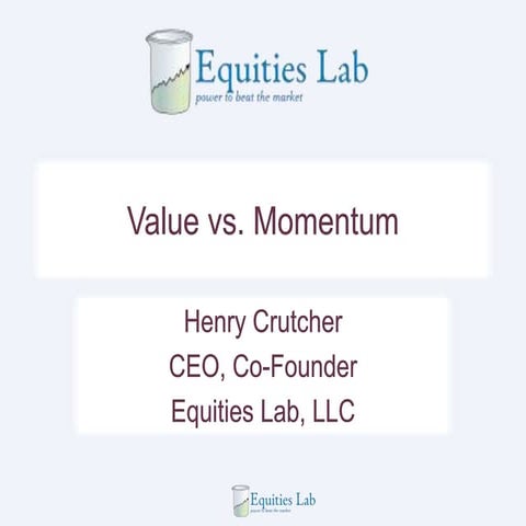 Value versus momentum