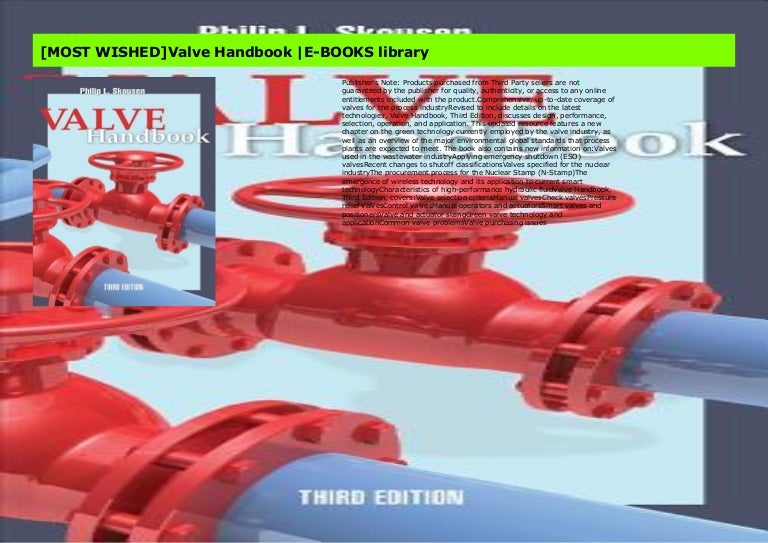[MOST WISHED]Valve Handbook EBOOKS library
