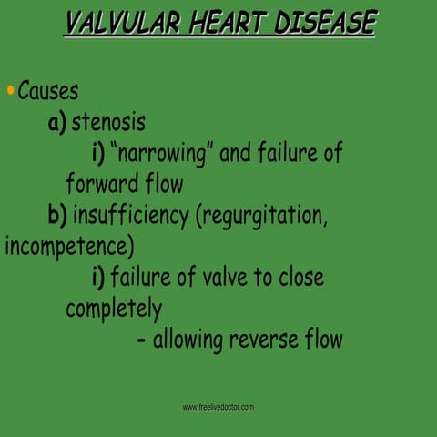 Valvular heart disease
