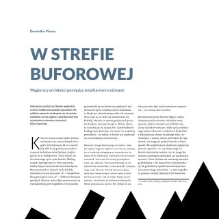 Dominika Vámos, W strefie buforowej