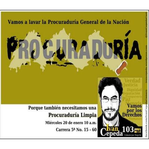 Vamos a lavar La Procuraduría