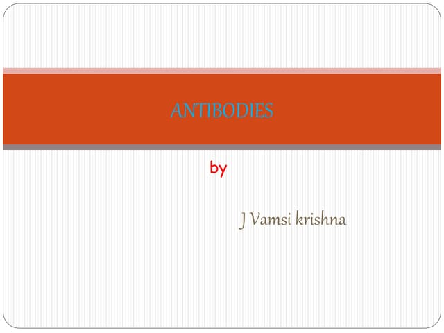 antibodies ppt
