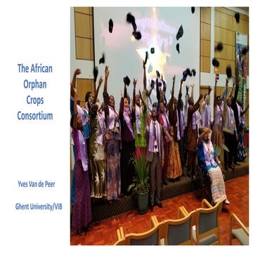 The African Orphan Crops Consortium
