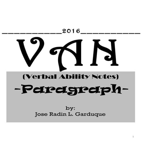 Verbal ability 6 (6) | DOCX