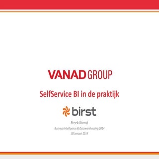 Selfservice BI in de Praktijk