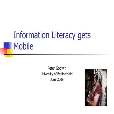 Information Literacy gets mobile