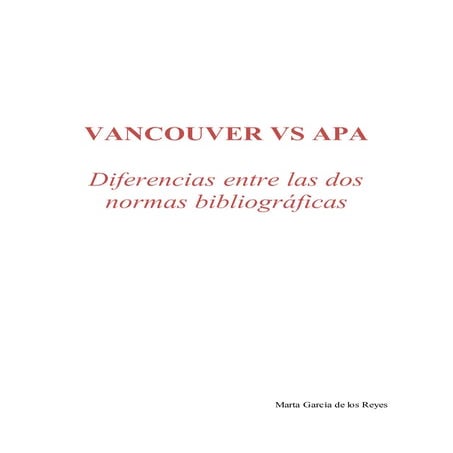 Vancouver vs apa