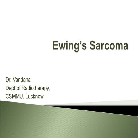 Ewings sarcoma - Dr. Vandana