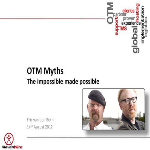 Complex Logistics Use Cases - OTM Myths