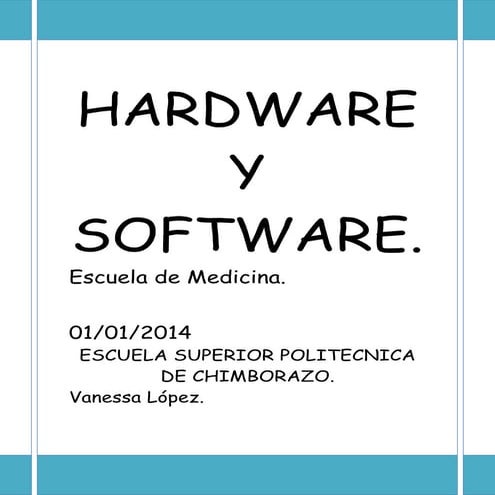  Hardware y software.