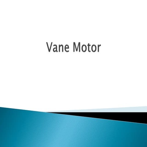 Vane motor
