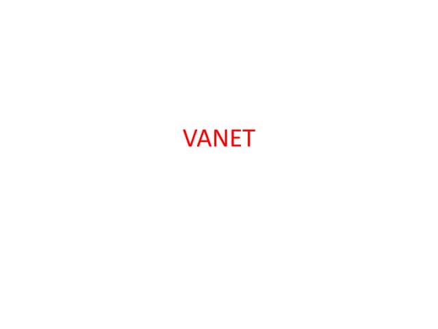 VANET in Mobile Computing