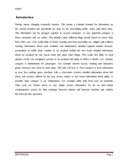 Vanet report 2020 2nd semester