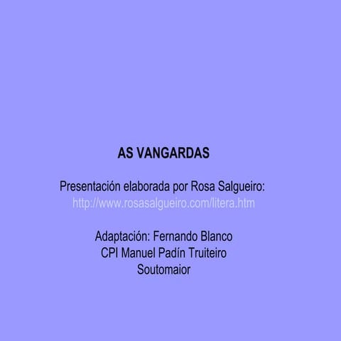 As Vangardas