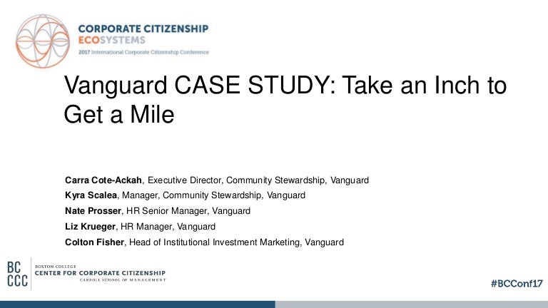Vanguard case study analysis image