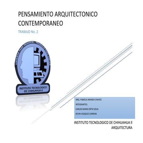 Vanguardia, estilo y movimiento - Carlos Mario Ortíz Kevin Vázquez