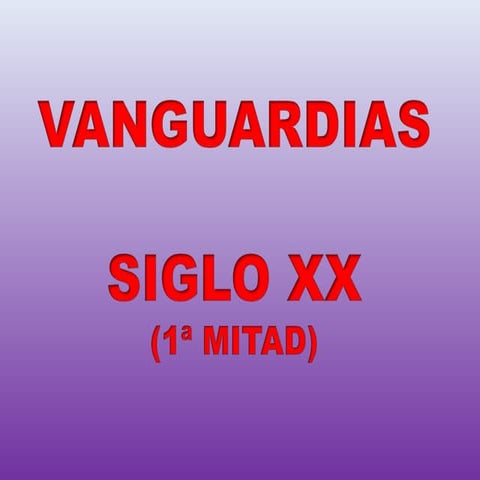 Vanguardias