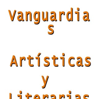 Vanguardias literarias