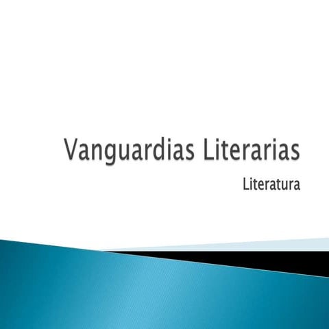 Vanguardias literarias
