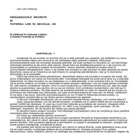 Van helsing, jan   organizatii secrete | www.mototol.ro |